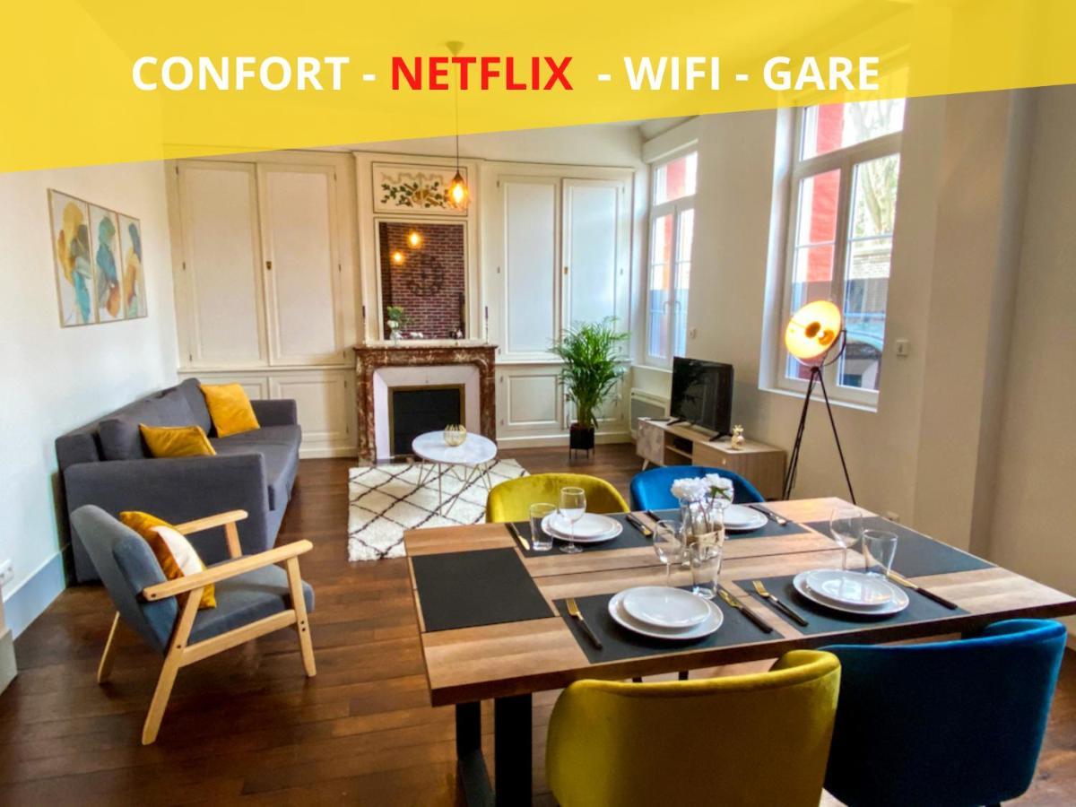 Charmant T2 Hyper-Centre, Netflix, Gare Amiens Exterior foto
